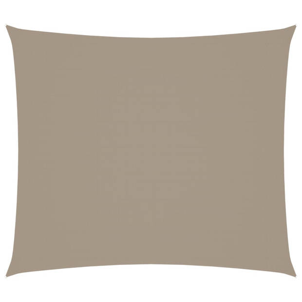 vidaXL Zonnescherm rechthoekig 2,5x3 m oxford stof taupe