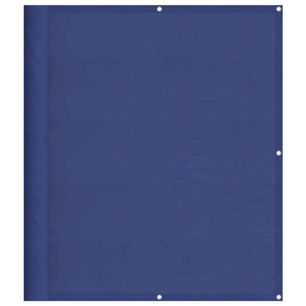 vidaXL Balkonscherm 120x700 cm 100% oxford polyester blauw
