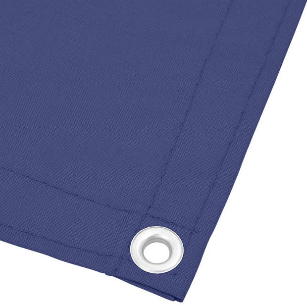 vidaXL Balkonscherm 90x1000 cm 100% oxford polyester blauw