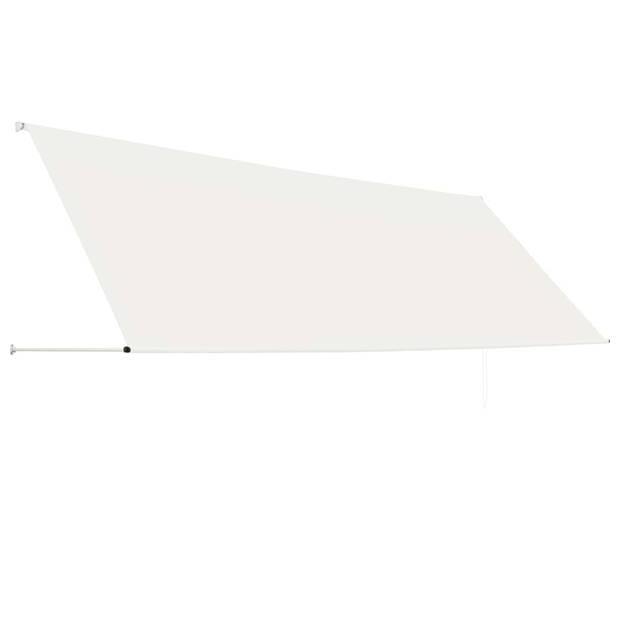 vidaXL Luifel uittrekbaar 400x150 cm crème