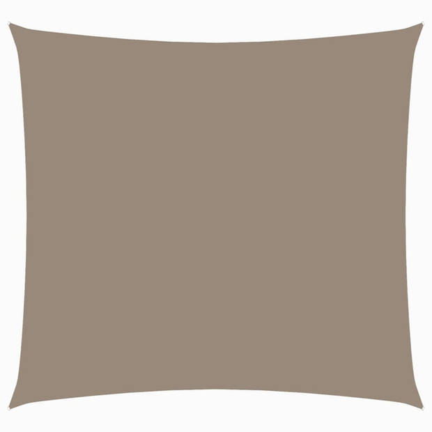 vidaXL Zonnescherm vierkant 4,5x4,5 m oxford stof taupe