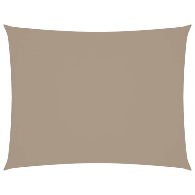 vidaXL Zonnescherm rechthoekig 2x3,5 m oxford stof taupe