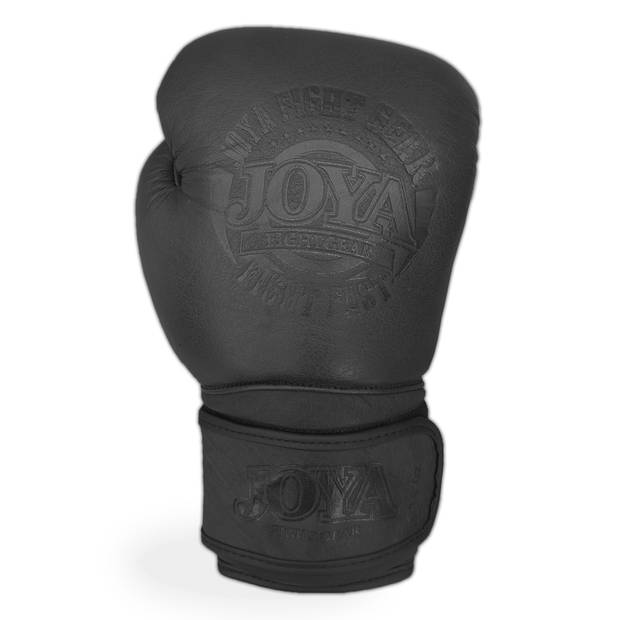 Joya bokshandschoenen Fight Fast zwart leer 16oz