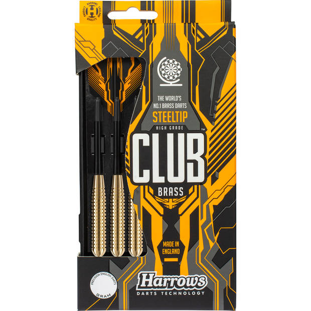 Harrows Club Brass steeltip dartpijlen 23 gram