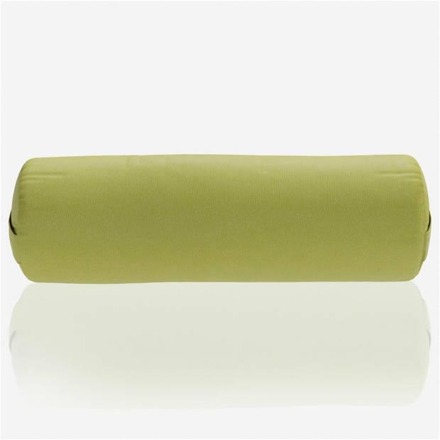 Gorilla Sports Yoga Bolster - Donker groen - 65 x 20 cm - Yoga kussen - Rond