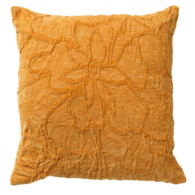 Dutch Decor - FLORA - Sierkussen 45x45 cm Golden Glow - geel