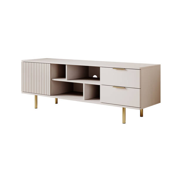 Meubella TV-Meubel Nicola - Beige - 150 cm