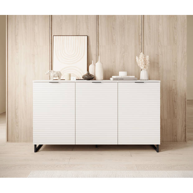 Meubella Dressoir Delgado - Wit - 150 cm