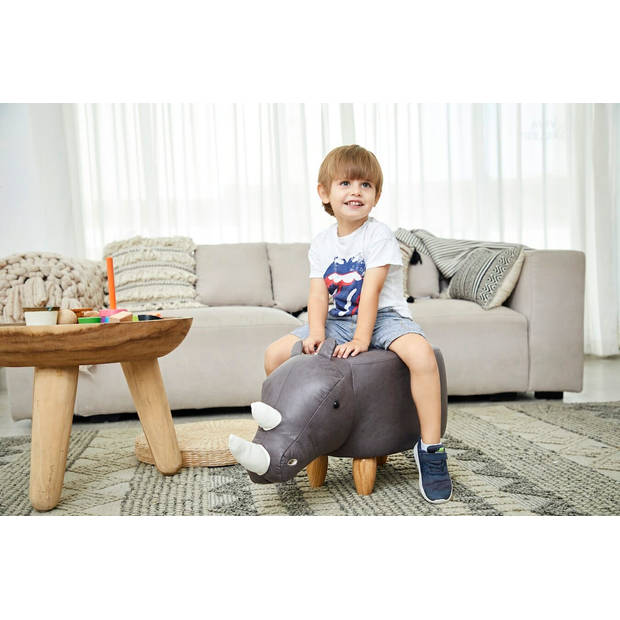 Feel Furniture - Kinder dierenstoel - Neushoorn