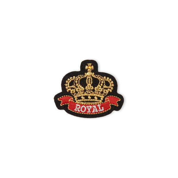 Prym Applicatie Kroon ROYAL zwart/rood/goud