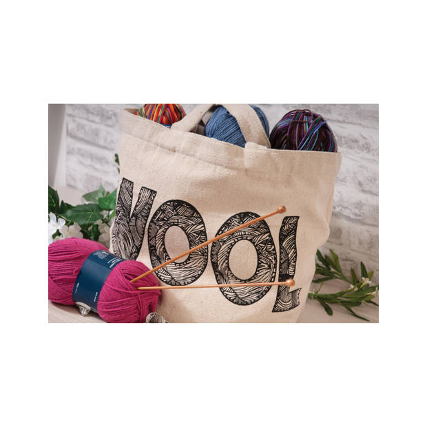 Hobby Gift bucket bag "WOOL'logo