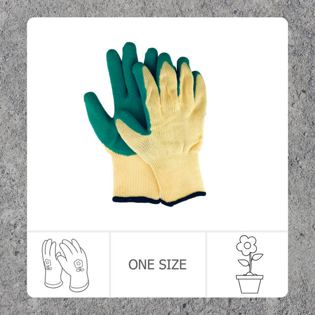 HIXA Knielkussen Tuin met Latex Tuinhandschoenen - Kniekussen - Dames en Heren - One Size