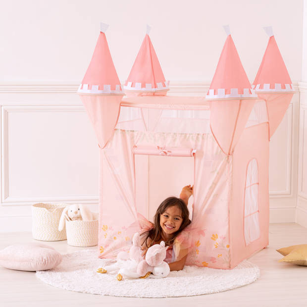 MISOU Kinder Speeltent - Kasteel - Meisjes - Pop up - Roze