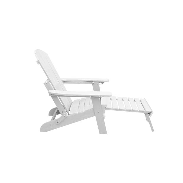 Sens-Line - Montreal Lounge stoel - Wit - inklapbaar