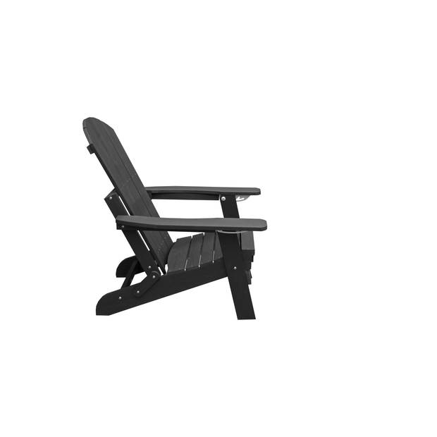 Sens-Line - Montreal Lounge stoel - Zwart - inklapbaar