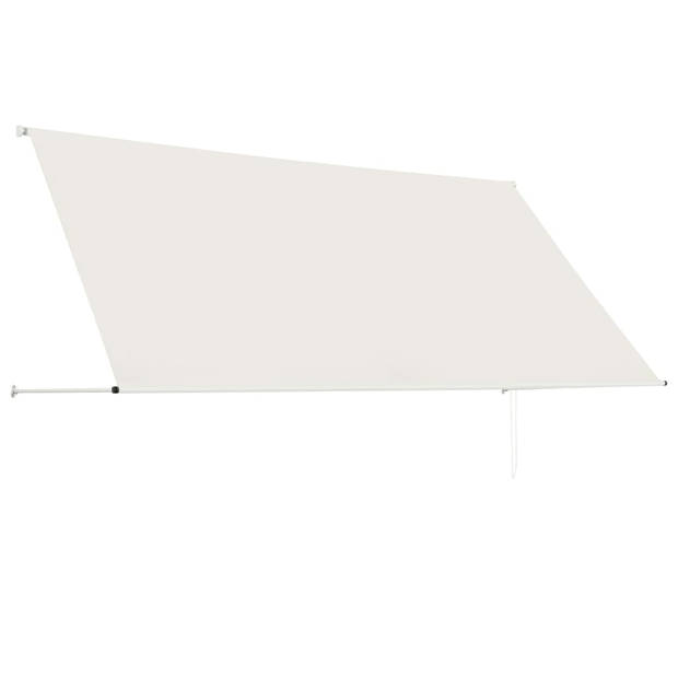 vidaXL Luifel uittrekbaar 300x150 cm crème