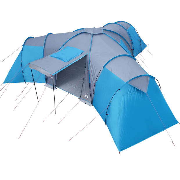 vidaXL Koepeltent 12-persoons waterdicht blauw