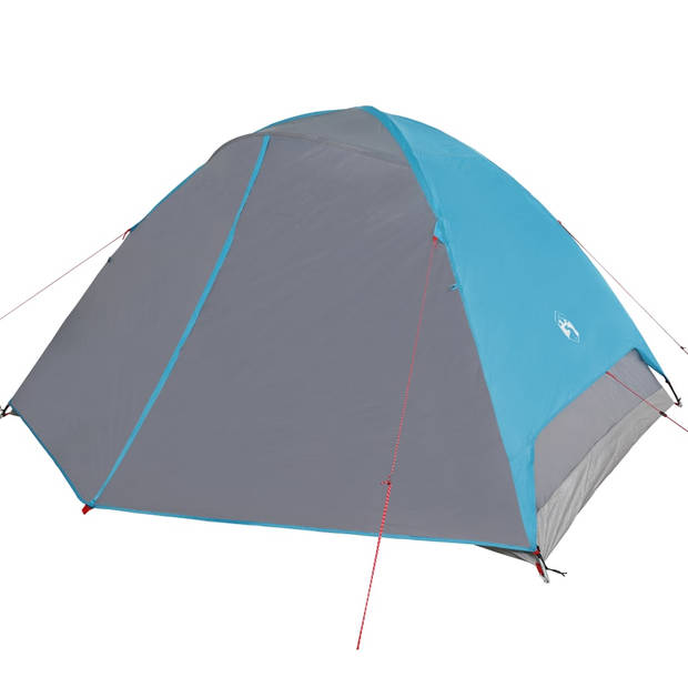 vidaXL Tent 6-persoons waterdicht verduisterend stof blauw