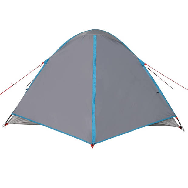 vidaXL Tent 3-persoons waterdicht verduisterend stof blauw