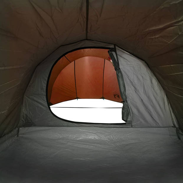 vidaXL Tunneltent 4-persoons waterdicht oranje