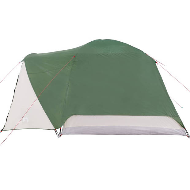 vidaXL Tent met luifel 4-persoons waterdicht groen