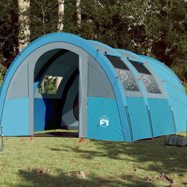 vidaXL Tunneltent 4-persoons waterdicht blauw