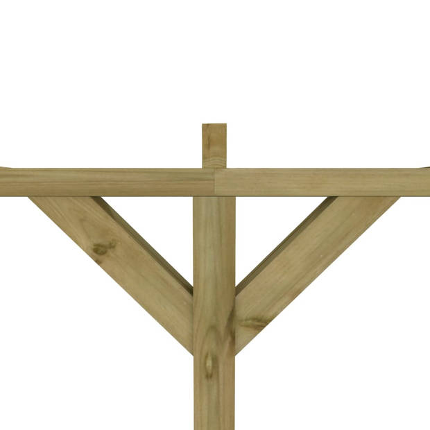 vidaXL Pergola 2x4x2,2 m hout