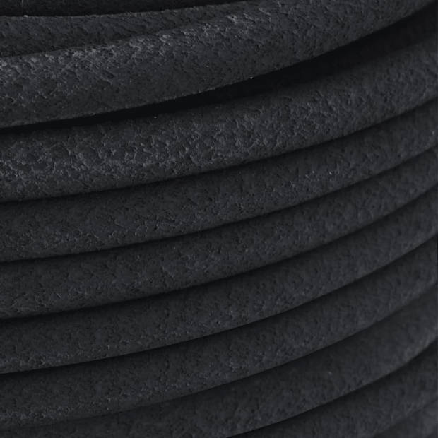 vidaXL Druppelslang 0,6'' 100 m rubber zwart
