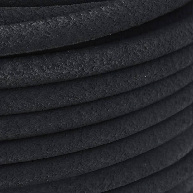 vidaXL Druppelslang 0,6'' 100 m rubber zwart