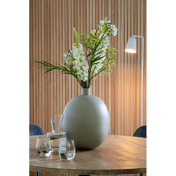 Light&living Eettafel Ø140x78 cm BIBOCA acacia hout-zwart