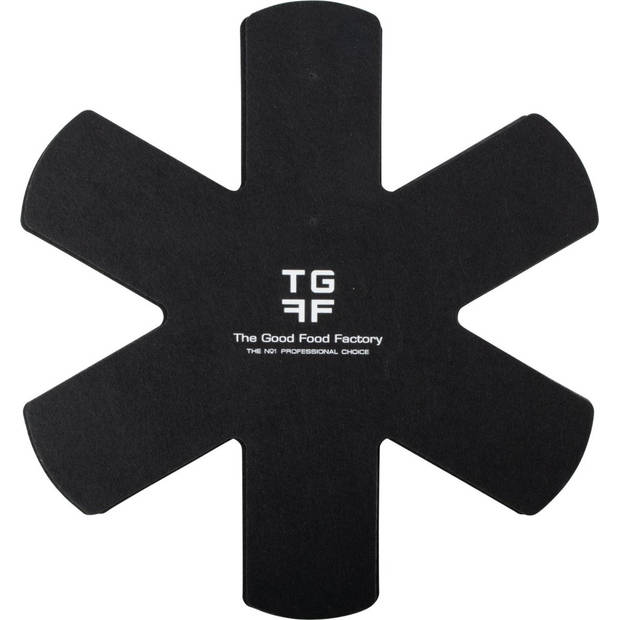Papillon - Pannenbeschermer met TGFF Logo Set van 3 Stuks - Polyester - Grijs