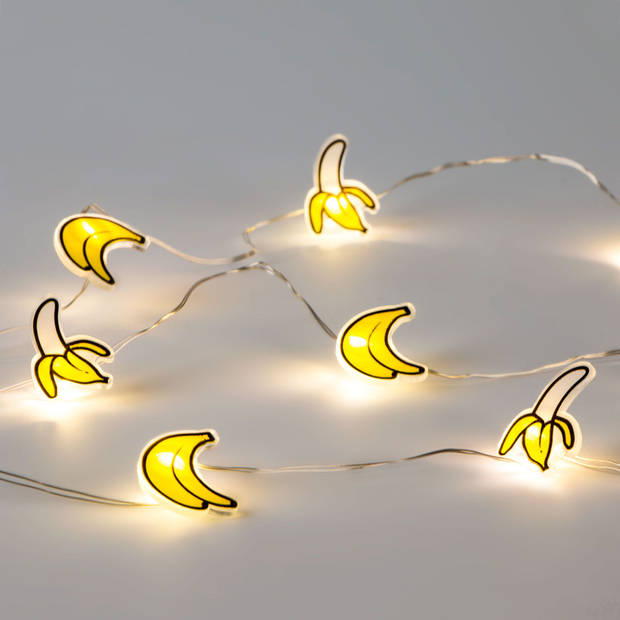 Mustard - Fun Decoratie Verlichting Banana - Kunststof - Geel