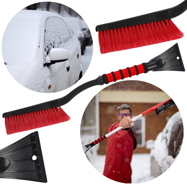 IJskrabber - 2 in 1 - Sneeuwborstel - Ruitenkrabber - Auto - Accessoires - Winter