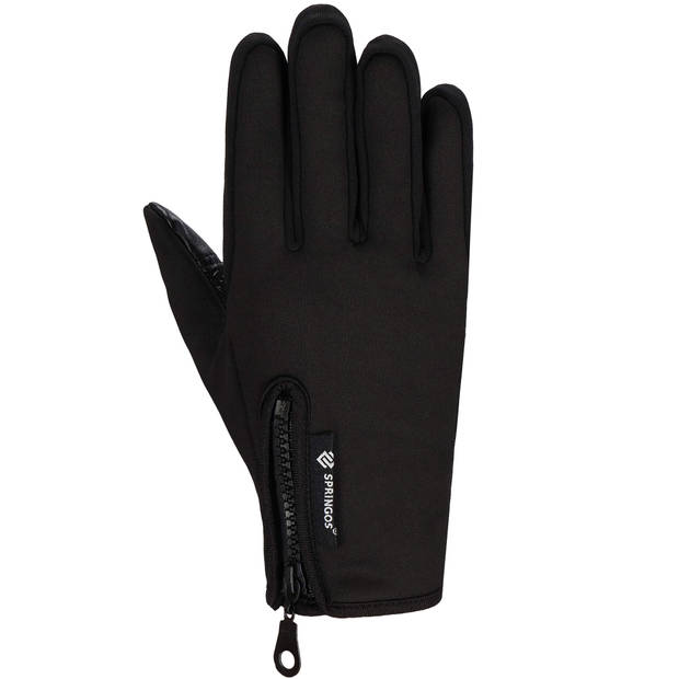 Handschoenen - Touch - Zwart - Nylon - Unisex - Maat S