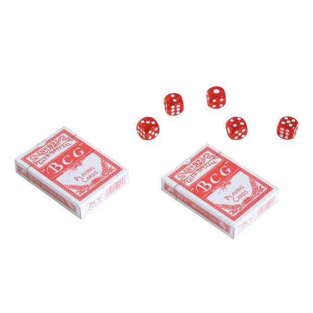 Pokerset - Poker - Poker chips 500 stuks - Poker set - 55,5x22x6,5 cm