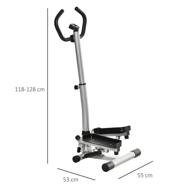 Hometrainer - Stepper fitness - 55 x 53 x 118-128 cm