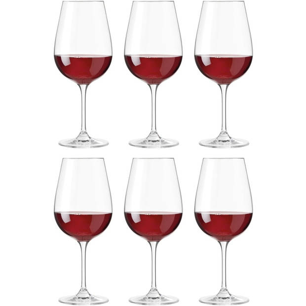 Leonardo Rode Wijnglazen Tivoli - 700 ml - 6 stuks