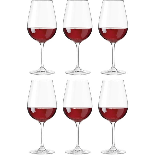 Leonardo Rode Wijnglazen Tivoli - 700 ml - 6 stuks