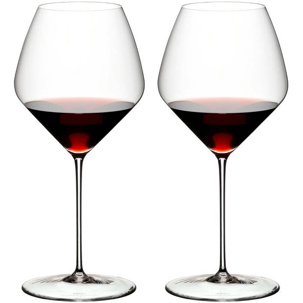 Riedel Rode Wijnglazen Veloce - Pinot Noir / Nebbiolo - 2 Stuks