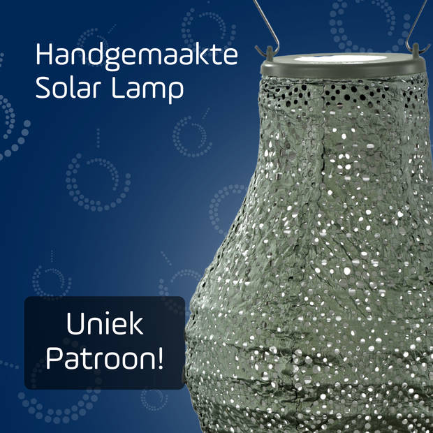 LUMIZ Solar tuinverlichting Topaze Bulb - 16 cm - Sage Groen