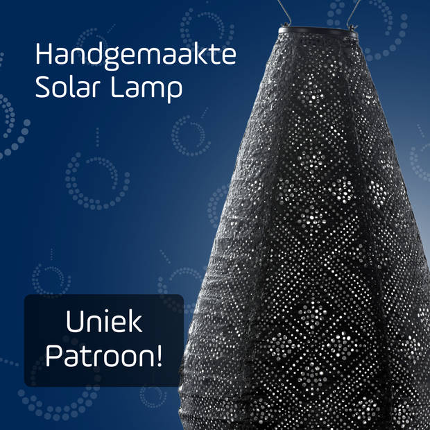 LUMIZ Solar tuinverlichting Topaze Drop - 28 cm - Donker Grijs