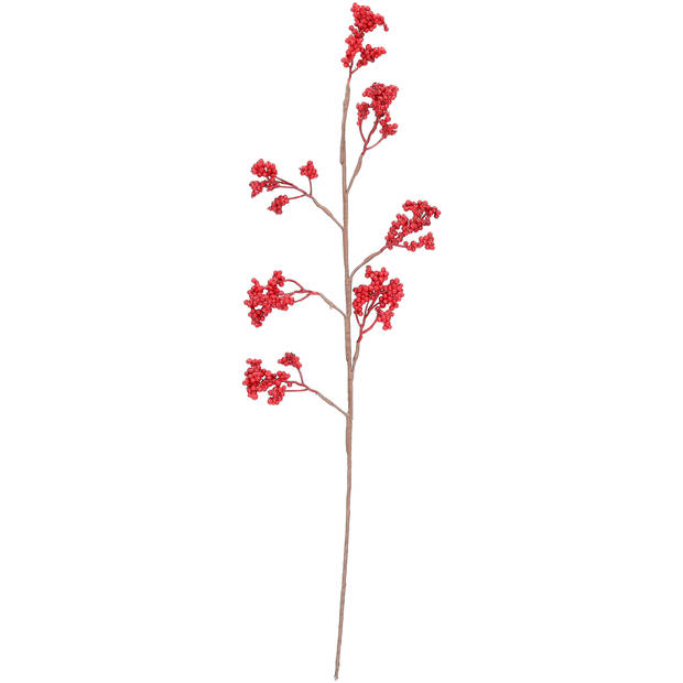 Kunstbloem Bessen - 102cm - rood