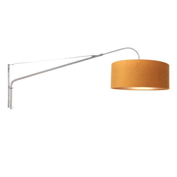 Steinhauer Elegant Classy wandlamp staal en goud uittrekbaar 145 cm