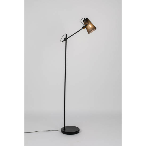 Housecraft Fokus Vloerlamp/ Staande Leeslamp Zwart