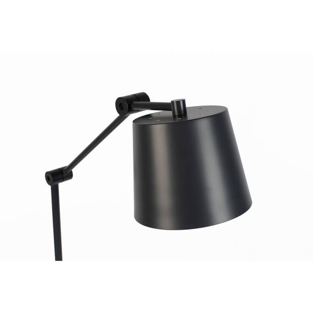 Housecraft Hajo Vloerlamp/ Staande Leeslamp Zwart