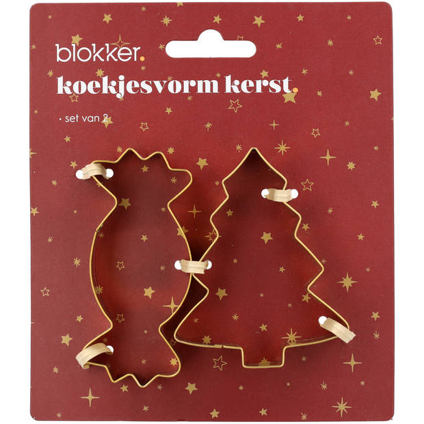 Blokker Christmas Stories uitsteekvorm snoep en kerstboom