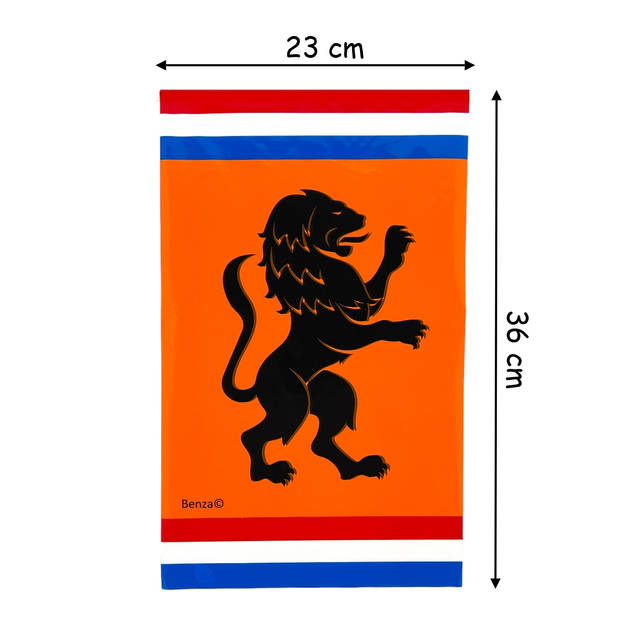 Oranje XXL Vlaggenlijn Holland Oranje Met Leeuw en Nederlandsevlag - Dubbelzijdig bedrukt - 180 Meter