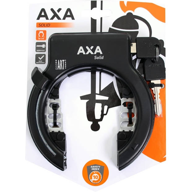 AXA Solid Plus ART** Ringslot 58 mm Zwart