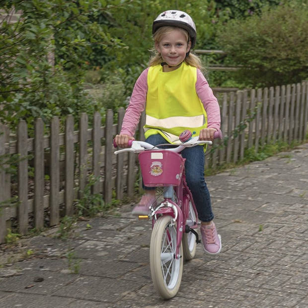 Pro Plus Veiligheidsvesten - geel - kinderen - Reflecterende veiligheidshesjes - Veiligheidshesje