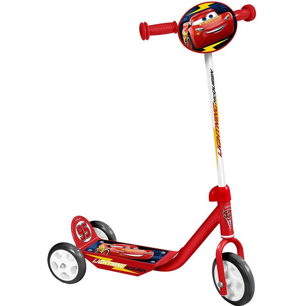 Disney Cars 3-wiel Kinderstep Vrijloop Rood